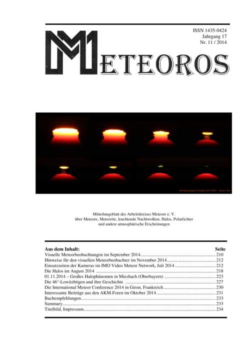 METEOROS Nr. 11/2014