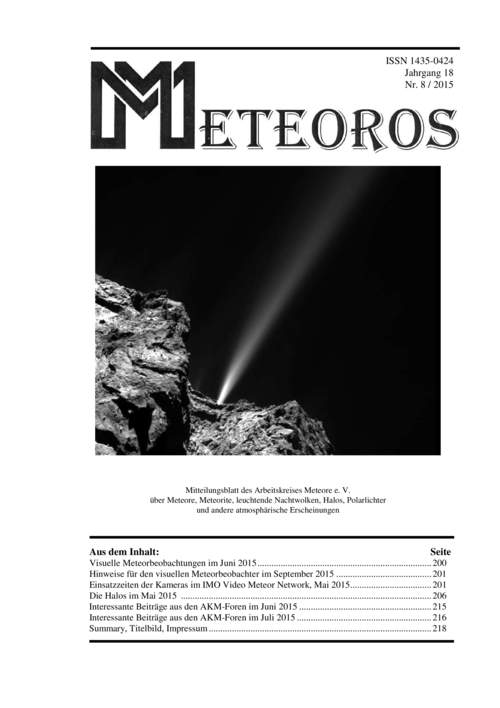 METEOROS Nr. 08/2015