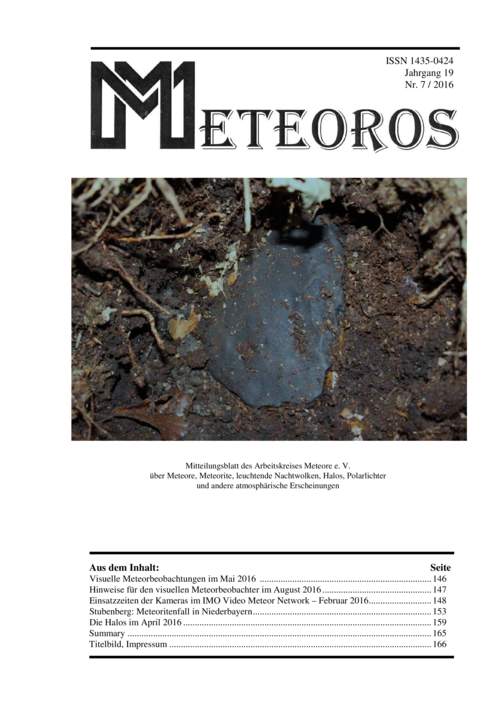 METEOROS Nr. 07/2016