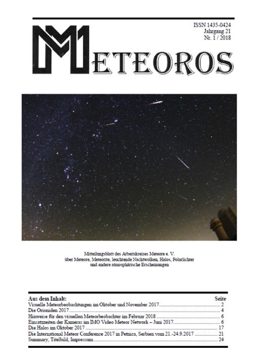 METEOROS Nr. 01/2018