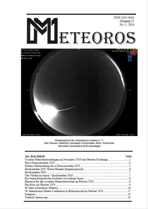 METEOROS Nr. 01/2020