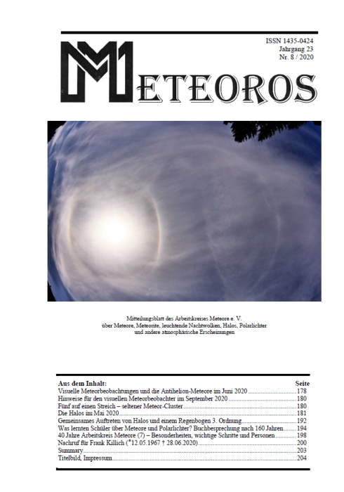 METEOROS Nr. 08/2020