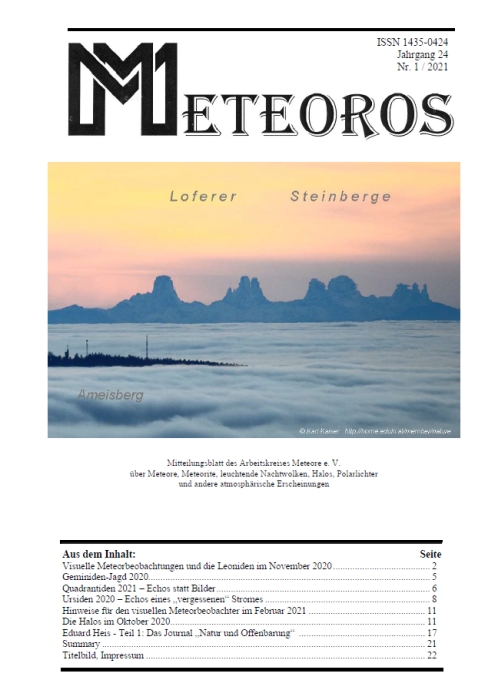 METEOROS Nr. 01/2021