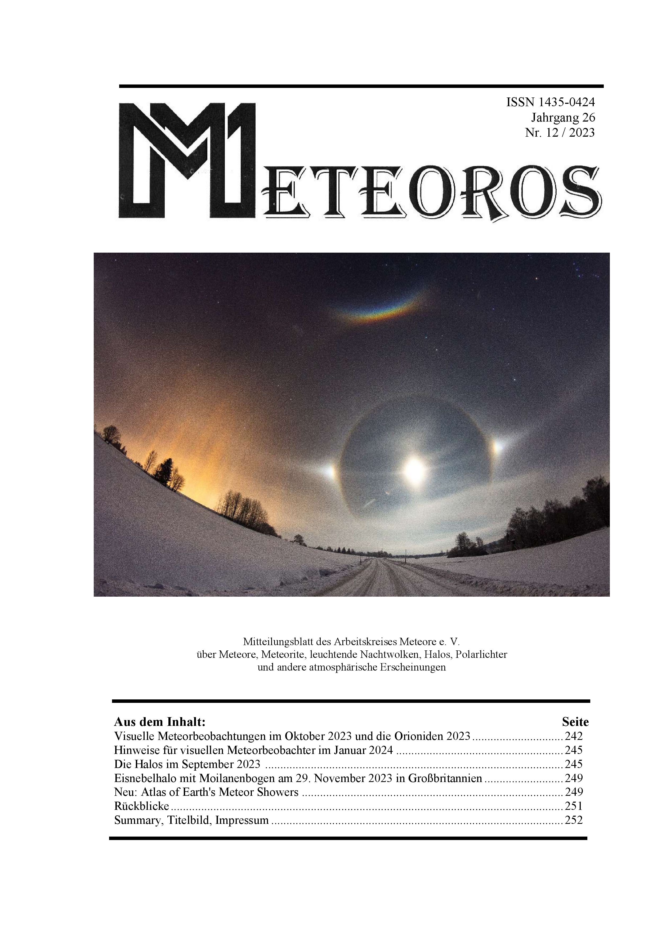 METEOROS Nr. 12/2023