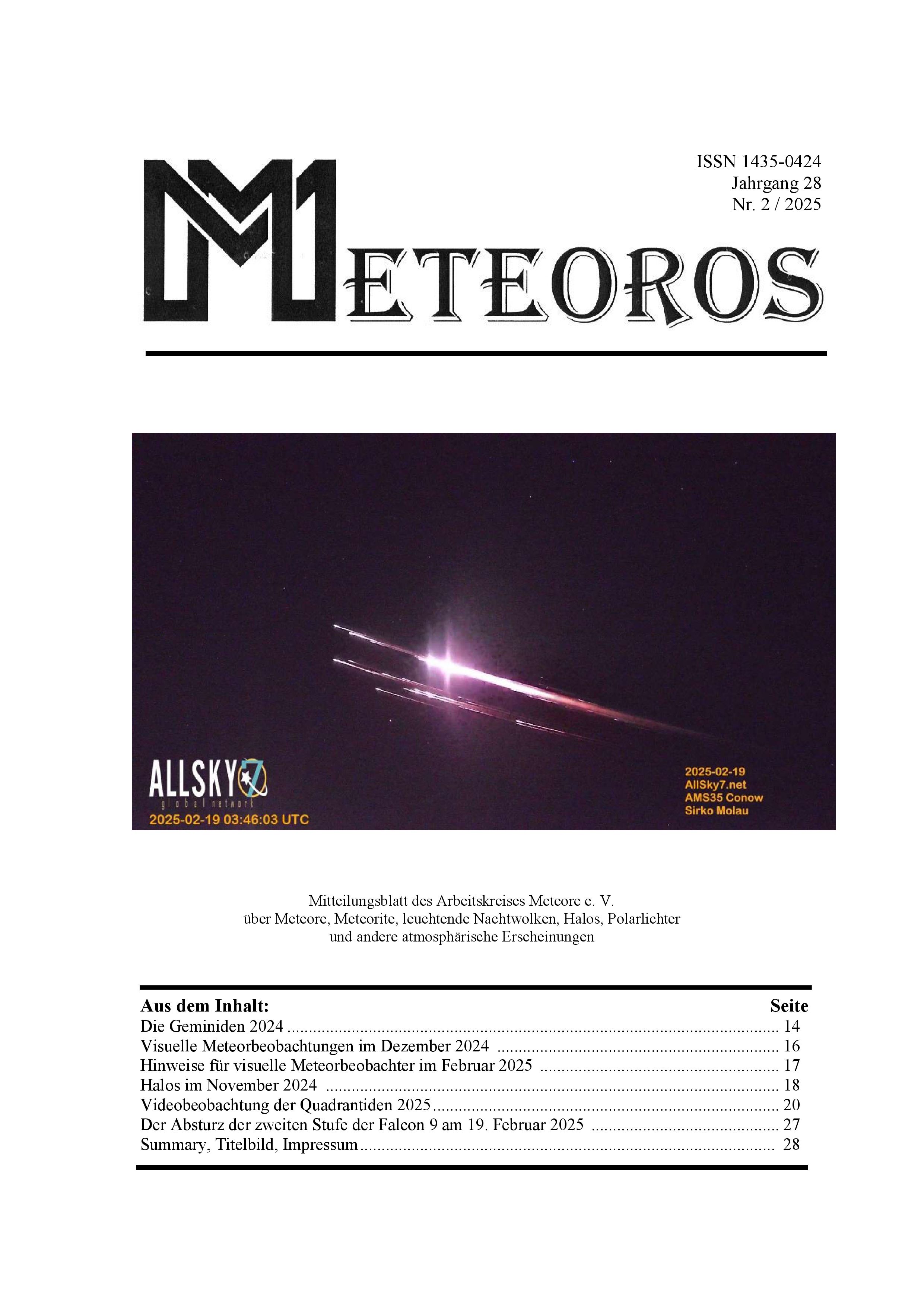 METEOROS Nr. 02/2025
