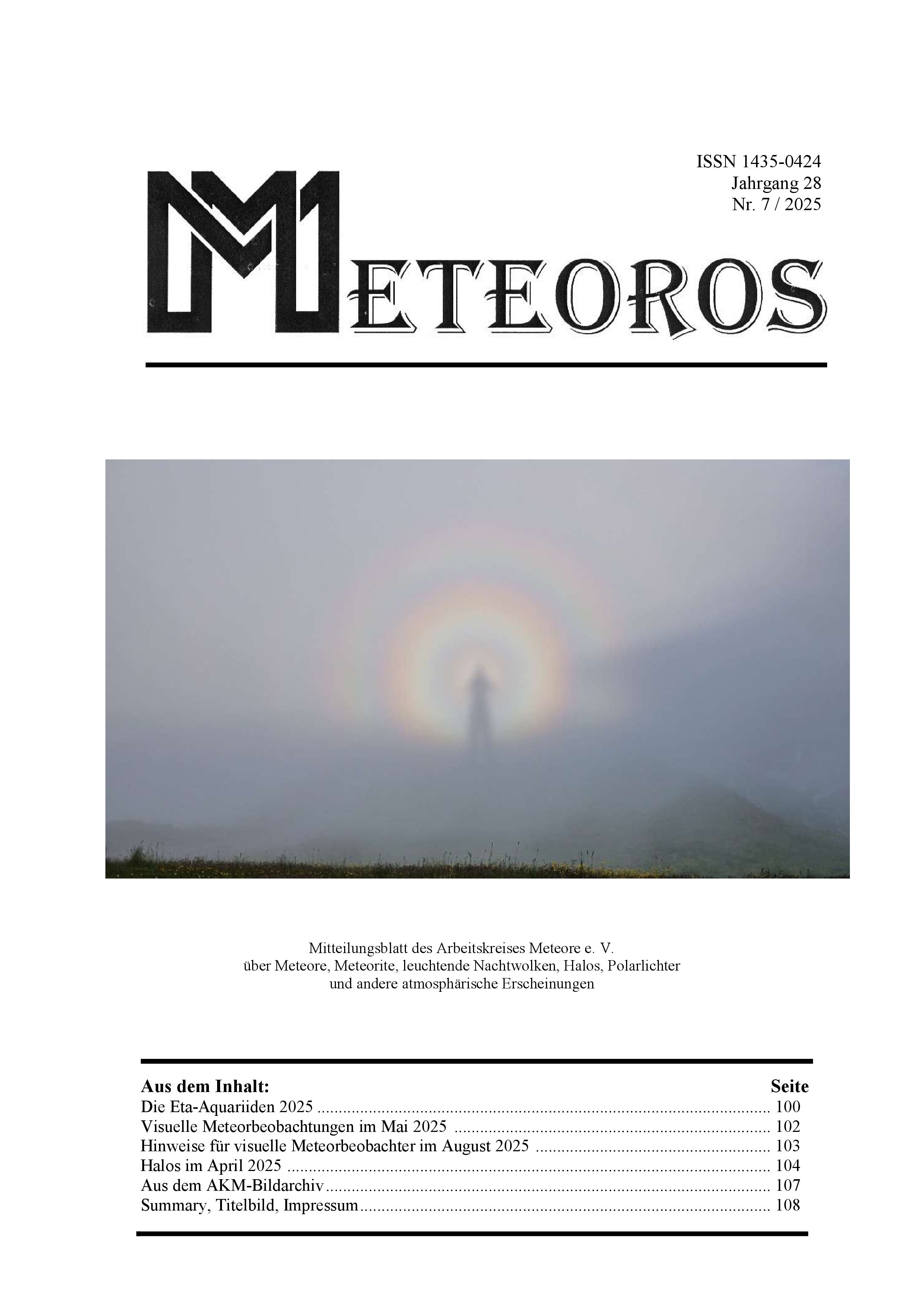METEOROS Nr. 07/2025
