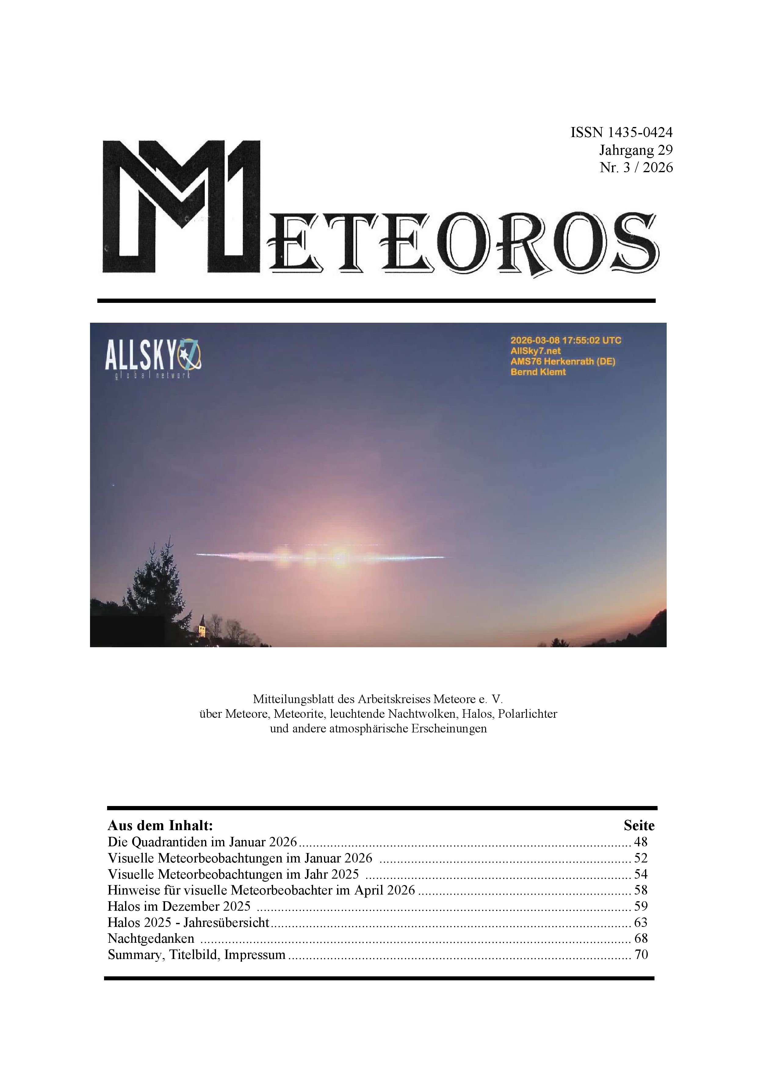 METEOROS Nr. 03/2026
