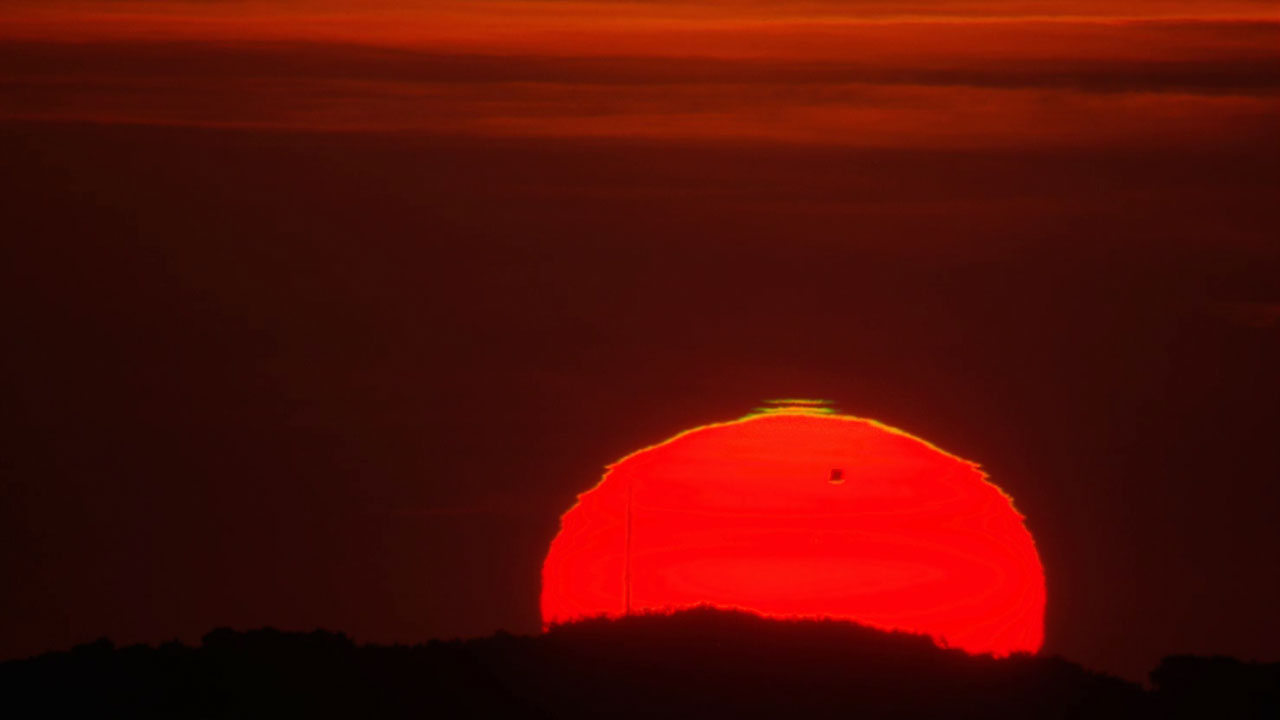 2012-06-06 - Venustransit mit grünem Strahl